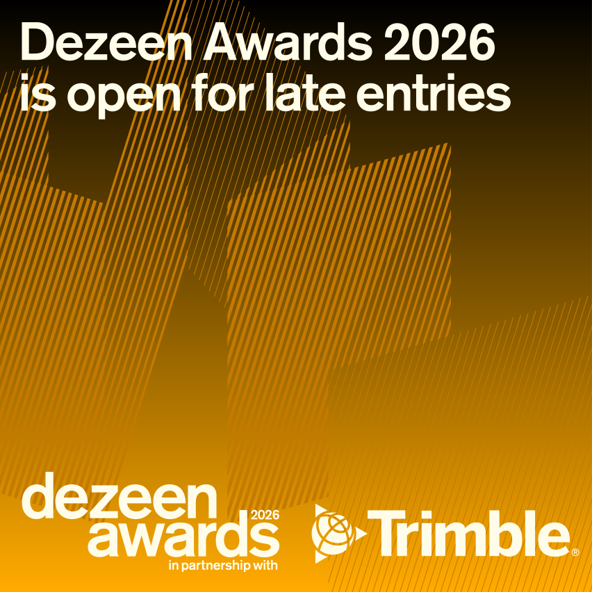 Dezeen Awards 2026 está aberto para inscrições tardias