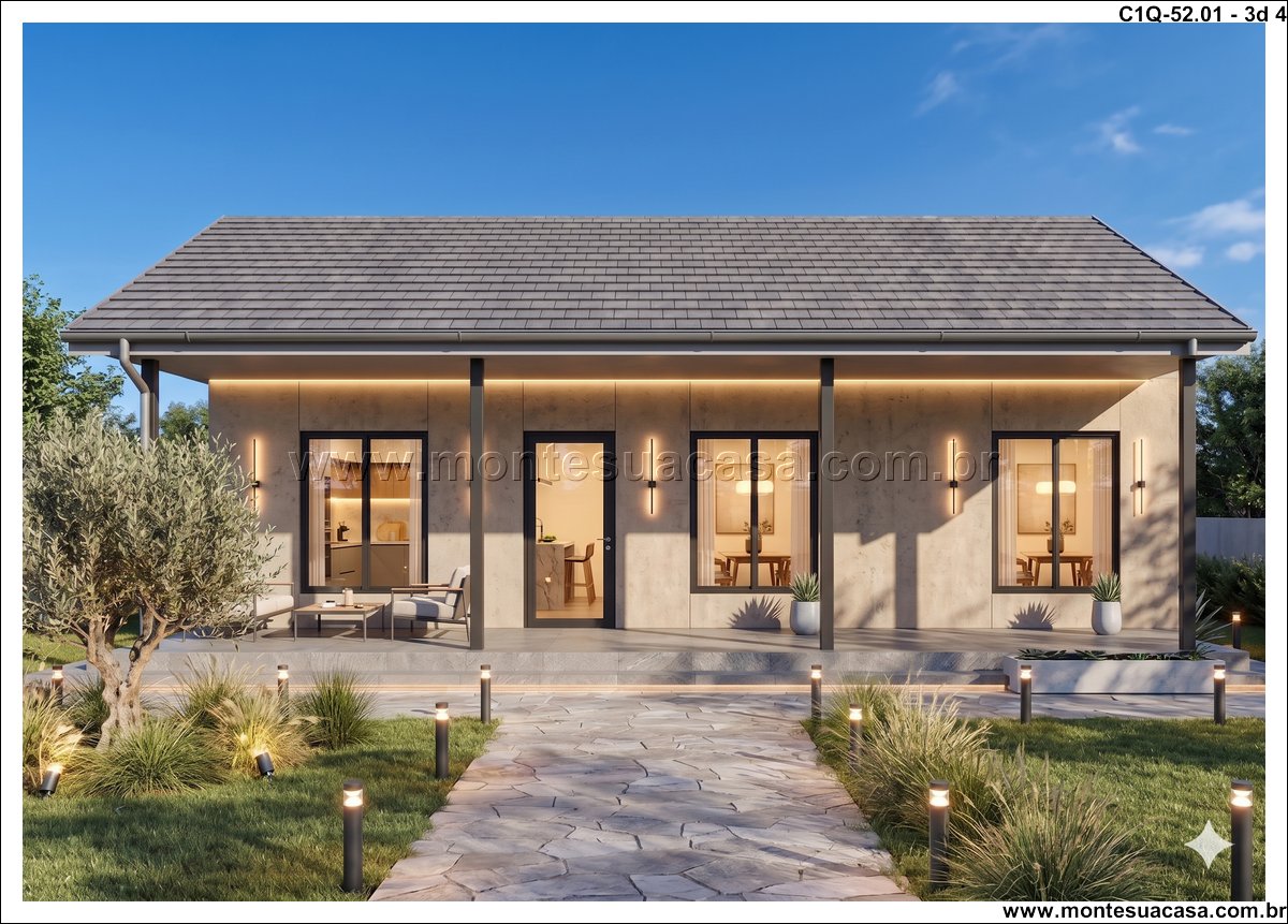 52.01m2-casa-terrea-1-quarto-com-varanda - Imagem 5