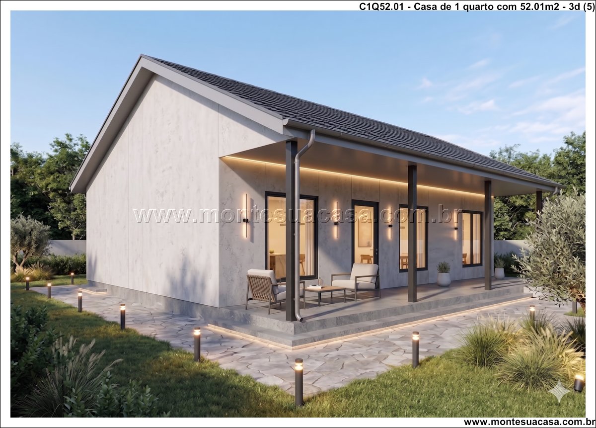 52.01m2-casa-terrea-1-quarto-com-varanda - Imagem 6