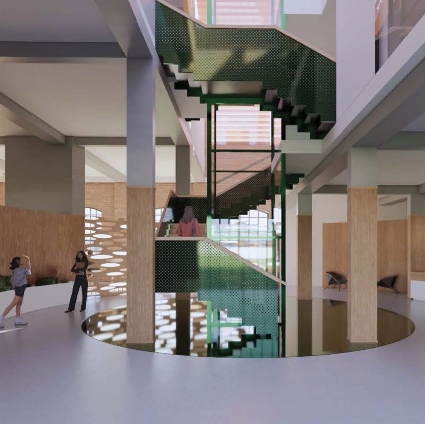 Rehab centre with winding pathways among projects from Florence Institute of Design International