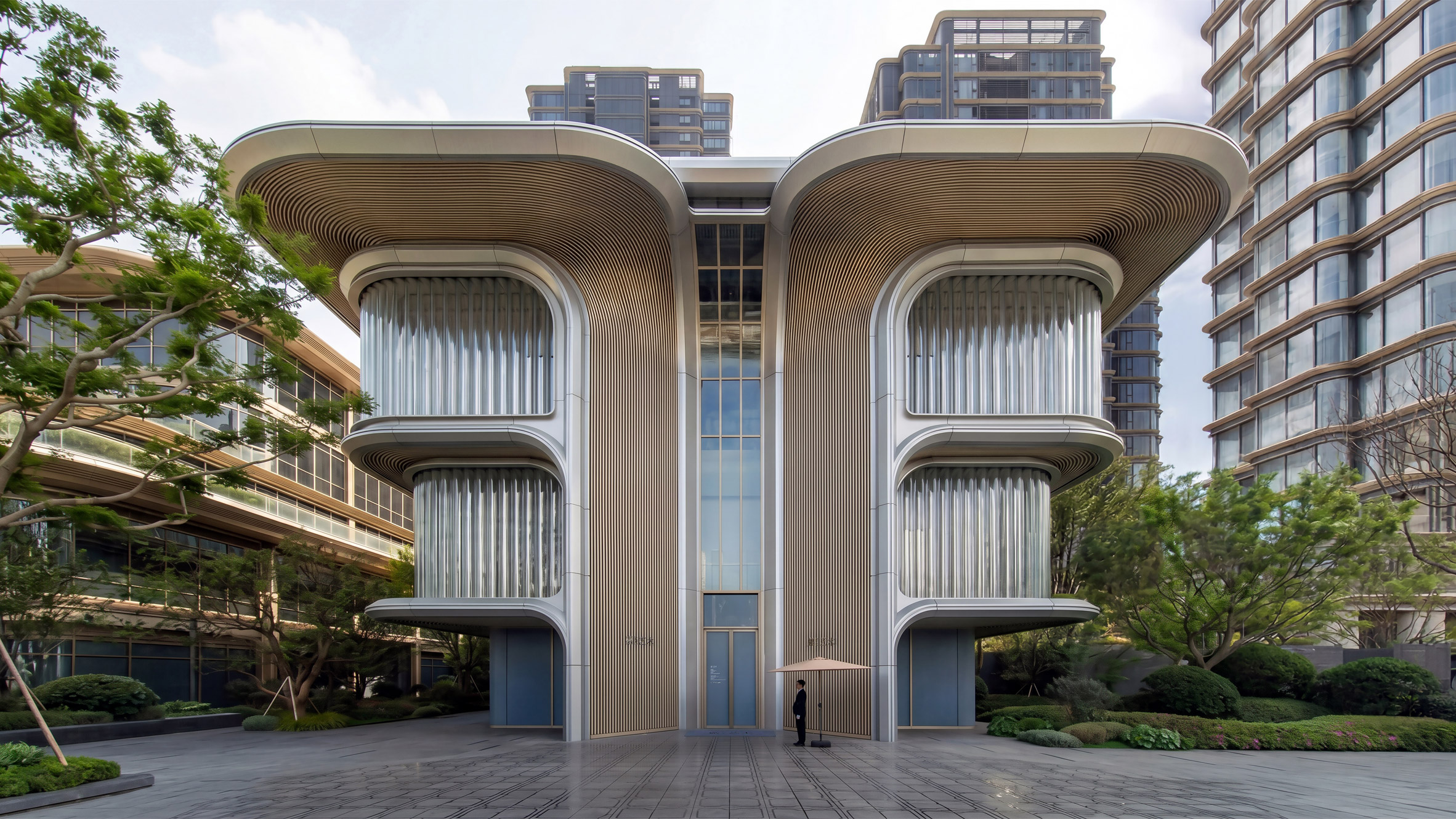 Foster + Partners alinha galeria de arte de Xangai com vidro tubular