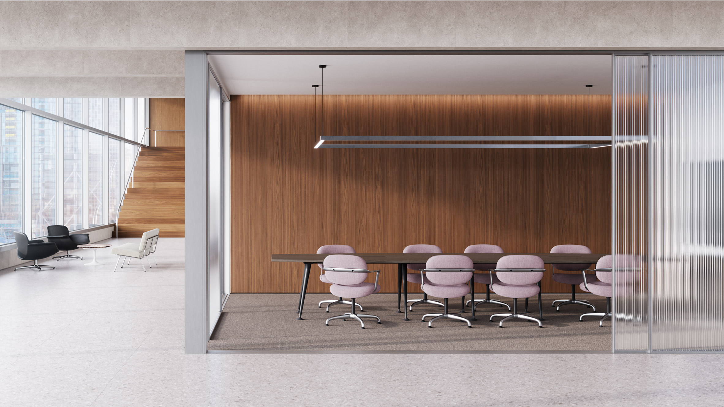 Cadeira Morrison Hannah da Knoll entre os novos produtos no Dezeen Showroom