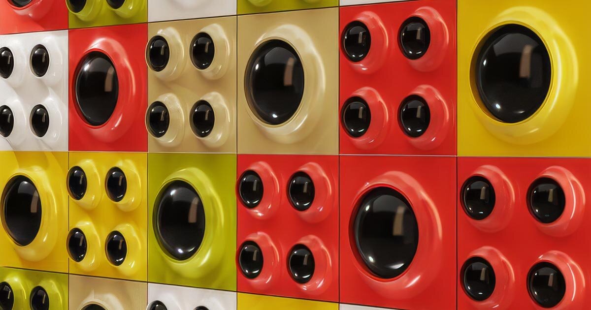 RETROCORE reimagina a iluminação retro-futurista como composições modulares de parede