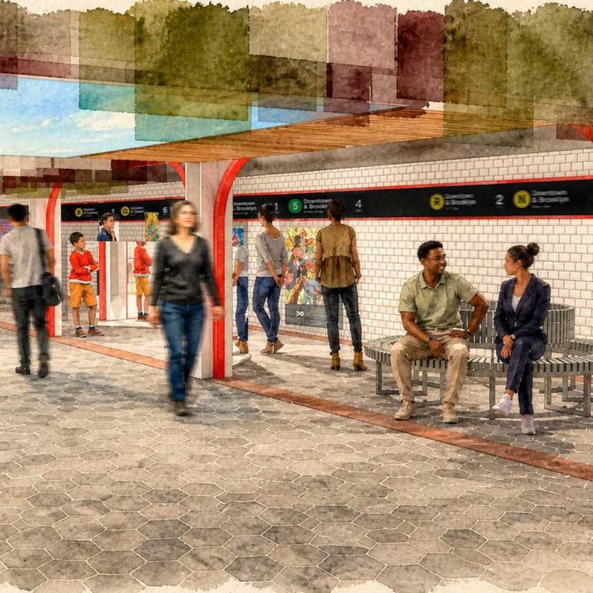 Centro comunitário subterrâneo entre projetos de estudantes do Pratt Institute