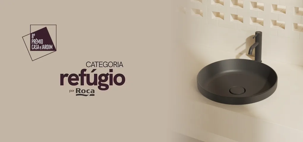 Roca reforça compromisso com a arquitetura e o design brasileiros no Prêmio Casa e Jardim 2026